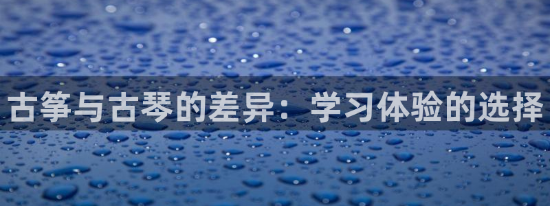 凯发平台轻7O777：古筝与古琴的差异：学习体验的选择